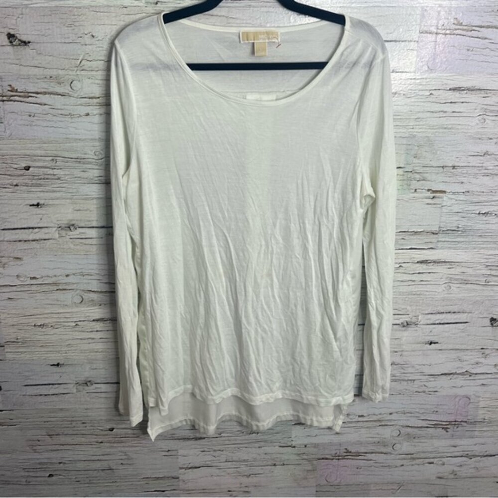 Michael Kors  white long sleeve size large
